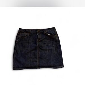 L.A. Blues Dark Denim Mini Skirt